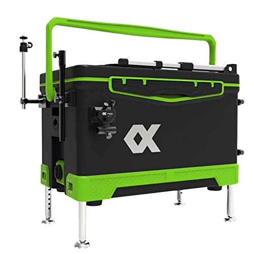 ZFF Fischereikasten Mit Sitz 40L Vierbeiner Heben Groß Kapazität Verdickung Isolierung Angelbox Angeln Ausrüstung Mit…