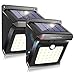 Luposwiten Solar Lights Outdoor 28 LEDs Motion Sensor Wireless Waterproof Security Light, Solar Lights for Patio, Yard, Driveway, Garage, Pathway, 2 Pack