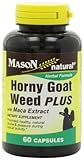 Mason Vitamins Horny Goat Weed Plus Masc Extract Results in 90 Minutes, 60-Count