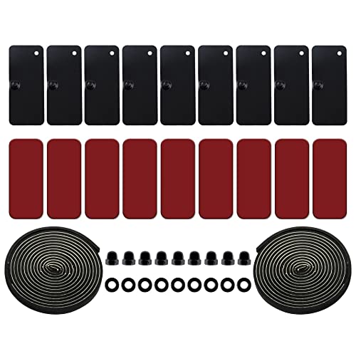 Upgraded Universal Rear Window Louver Installation Hardware Adhesive Mounting Kits on Galleon