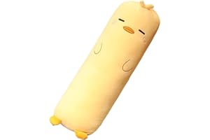 MUPI Long Plush Cute Body Pillows Cuddle Pillow Sleeping Big Pillows for Bed Kids Body Pillow Animal Shaped Pillow Boyfriend Pillow Toy Gift for Girlfriend （Yellow Duck 33 Inch ）