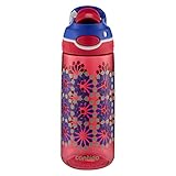 Contigo AUTOSPOUT Chug Kids Water Bottle, 20 oz., Sprinkles Jelly with Flowers