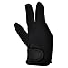 CCbeauty 2Pcs Hair Dye Gloves Reusable Heat Resistant Gloves 3 Finger Mittens for Hair Styling,Curling Wand and Flat Iron, Black,S/19CM