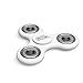 Premium White Feel Thrill Stress Relieve Fidget Spinner Toy - Made Of Plastic - Perfect For Kids & Adults - Ideal For People With OCD, ADHD & Autism