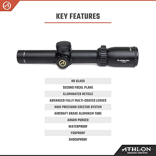 Athlon Optics Midas BTR GEN2 HD 1-6x24 Second Focal Plane