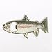 Rainbow Stainless Steel Trout Fish Bottle Opener Fridge Magnet Cool Shiny