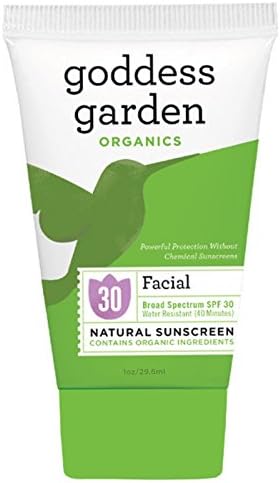 Goddess GardenOrganics, Facial, Natural Sunscreen, SPF 30, 1 oz (29.6 ml)(pack of 3)