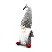 Swedish Gnome Christmas Decorations -Tomte - Scandinavian Elf - Plush Birthday Present - Home Ornaments Table Decor, Grey - 16 Inches