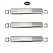 Utheer Grill Replacement Parts for Charbroil Advantage Series 4 Burner 463344015 463343015 463240015 463432215 Gas Grills, 3 Burner 463436815, Grill Burner Heat Plate Shield Adjustable Crossover Tube