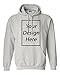 City Shirts Add Your Own Text and Design Personalized Custom Sweatshirt Hoodie