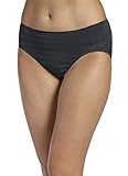 Jockey Women's Underwear Matte & Shine Hi Cut, black, 5