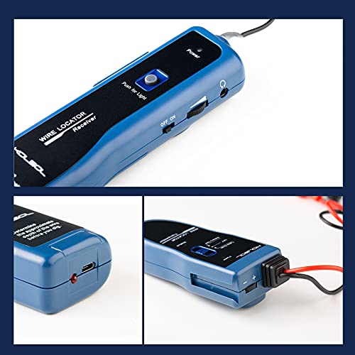 KOLSOL Underground Wire Locator, Cable Tester F02 Pro for Locate Wires