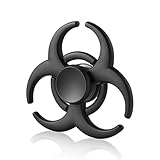 Fidget Spinner - 2017 COEO Durable Metal Hand Spinner Stress Reducer Premium Bearing Tri Spinner Last 3 Minutes (Black buffalo)