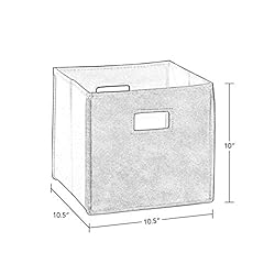 RiverRidge® 2 Pc Folding Storage Bin Set - Coral
