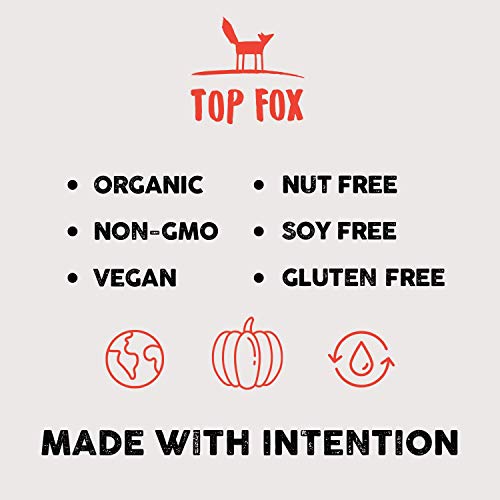Top Fox Snacks Organic PopRoasted Pumpkin Seeds Healthy Protein
