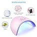 36W UV Light Nail Lamp, Portable 12 LED Nail Curing Lamp Nail Dryer, Nail Art Tools with 60s/120s Timer Setting for All Manicure Gel Nail Polish, Fingernail & Toenail Gel