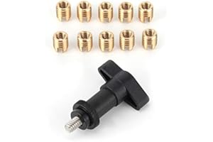 Fairing Inserts Fairing Repair Kit W Motorcycle Fairing Insert Repair Kit Brass Bolts Screws W/T‑Handle Installation Tool for