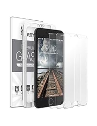 Purity - Protector de pantalla para iPhone 8 Plus   7 Plus (3 unidades, incluye marco de instalación)