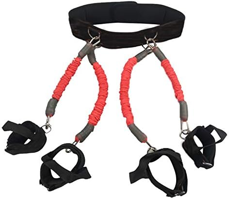 Ablita 200lbs Resistance Bands Boxing Fitness Training Belt Leg Strength Exercise