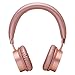 Contixo KB-200 Premium Kids Headphones with Volume Limit Controls (Max 85dB), Bluetooth Wireless Headphones Over-the-Ear with Microphone, Comfortable Cushioning (Rose Gold)