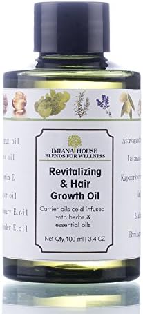 Imiana House Revitalizing & Hair Growth Oil - Made of Pure Ingredients Effective Hair Care Formula 100 ml - 3.4 Oz