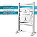 INNOKA 2-in-1 Towel Warmer and Drying Rack, Heated Towel Rack, Free Standing & Wall Mount (UL Certified) with 6 Bars & Aluminum Frame for Bathroom