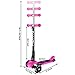 Banne Scooter Height Adjustable Lean to Steer Flashing PU Wheels 3 Wheel Kick Scooters for Kids Boys Girls