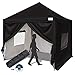Quictent Privacy 10x10 Pop up Canopy Tent with Sidewalls and Roll-up Ventilated Windows, One Person Setup, Easy Outdoor Commercial Gazebo Shelter Enclosed Waterproof, Bonus 4 Sandbags