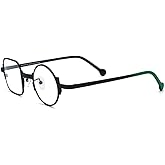 FONEX Colorful Titanium Glasses Frame Men Left Round Right Square Optical Eyeglasses Women F85747