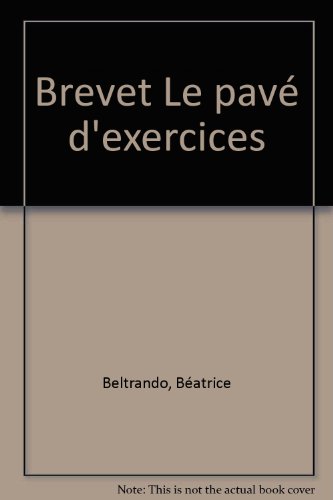 Le  pavé d'exercices, brevet