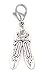 Ballet Slippers Clip on Charm Perfect for Necklaces Bracelets 100F