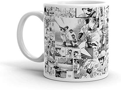 Diamond no Ace Manga Collage. 11 Oz Fine Ceramic Mug With Flawless Glaze Finish. 11 Oz Mugs Makes The Perfect Gift For Everyone