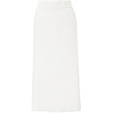 ebossy Women's Winter Warm High Waist Side Slit Wool Blend Long Skirts Rib Knit Stretchy Bodycon Pencil Skirt