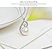 OUFO Necklace and Earrings Jewelry Silver Plated Set for Women 1920s Faux Pearl Pendant Sets for Wedding