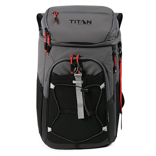 Titan Deep Freeze Ice Wall Backpack Cooler 30 Can Sharkskin