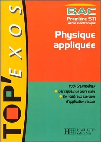 Physique Appliquee 1ere Sti Genie Electronique Amazon Fr Collectif Livres