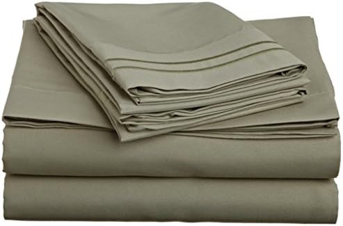 2 Pack Pillowcases 1800 Thread Count Brushed Microfiber Sage Size King