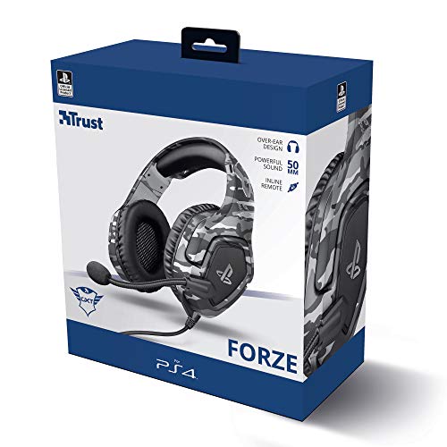 Trust Gaming Gxt 488 Forze-G [Officially Licensed For Playstation] Gaming Headset For Ps4 And Ps5 With Flexible Microphone And Inline Remote Control, Over Ear Gaming Headphones - Grey - View 11