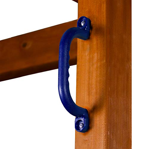 Gorilla Playsets 070005B Plastic Safety Handles Blue (Pair