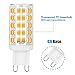 Prosperbiz G9 LED Light Bulb Dimmable 6W, 60W Equivalent Bulbs 3000K Warm White G9 Bi Pin Base 360° Beam Angle Light Bulbs for Chandelier Home Lighting, 6 Pack
