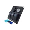 IZTOSS-Blue-led-3-gang-DC12V24V-switch-panel-with-led-power-socket-42A-dual-USB-voltmeter-and-wiring-kits IZTOSS-Blue-led-3-gang-DC12V24V-switch-panel-with-led-power-socket-42A-dual-USB-voltmeter-and-wiring-kits