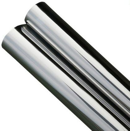 One Way Mirror Silver-Silver CHROME Window Film 2 PLY - 5% - Size 48"x 25'