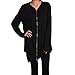 Zmart Women's Zip-Front Long Hoodie Jacket