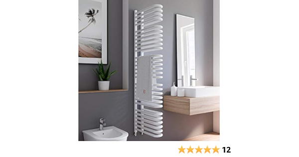 Schulte Radiador de baño biombos Porto, 160 x 13 cm, 1470 W ...