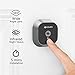Eques Greeter Digital Door Viewer & Doorbell - LCD Security Camera Monitor 165° Wide Angle Lens - Video Record Photo Shooting - No APP - No Motion Sensor - Peephole Needed (Space Gray)
