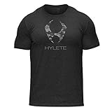HYLETE men's camo tri-blend crew