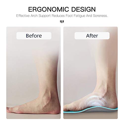 Plantar Fasciitis Relief Orthotic Insoles Arch Support Inserts for