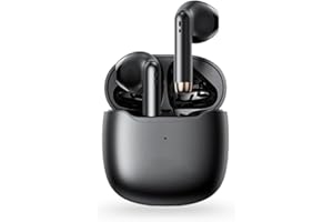 Fones de Ouvido Bluetooth 5.3 Fones de Ouvido Esportivos Academia Corrida Fitness Trabalho Musicas com IPX4 à Prova d'Água Fones de Ouvido de Graves Profundos para iOS Android Tipo-C Preto - Premium®