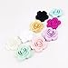 10pc Mix Color Silicone Beads Handmade Teething Flower Shaped Sensory Baby Teether Toy Diy Accessories