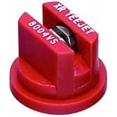TeeJet XR8004VS Extended Range Spray Tip, 0.24-0.49 GPM, 30-60 psi, Stainless Steel - Red
